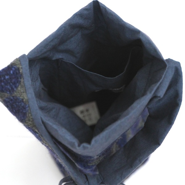 toss！×kijinokanosei リボンバッグ　“十五夜-jyugoya-”　Navy　送料無料