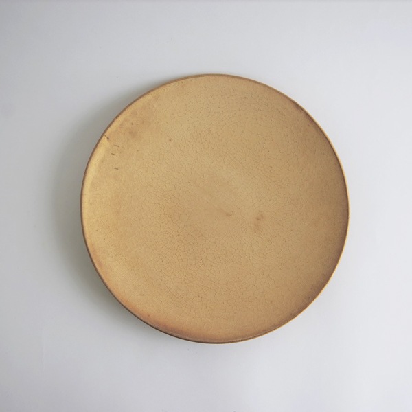 瀬川辰馬 硫化銀彩 丘皿M B Φ22cm