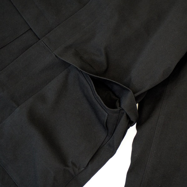 MITTAN　CT-48　NMウールOCツイルコート　黒　送料無料