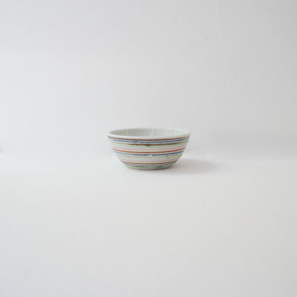 中尾万作　色コマ小鉢　Φ10ｃｍ