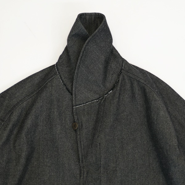 MITTAN　CT-48　NMウールOCツイルコート　白黒　送料無料