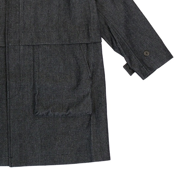 MITTAN　CT-48　NMウールOCツイルコート　白黒　送料無料