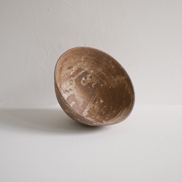 二階堂明弘 焼締 プレート No.15 二階堂明弘 焼きしめ リム鉢 伊豆土黄