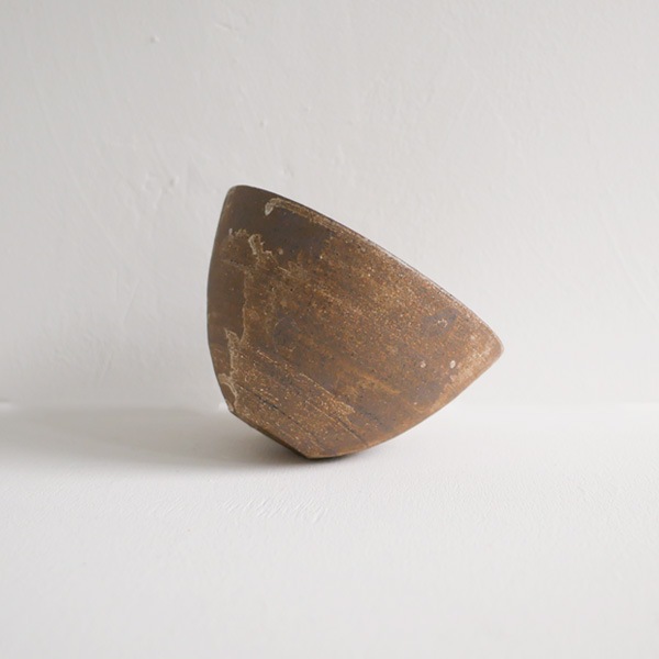 二階堂明弘 焼締ボウルカップ 茶 Φ11.5cm