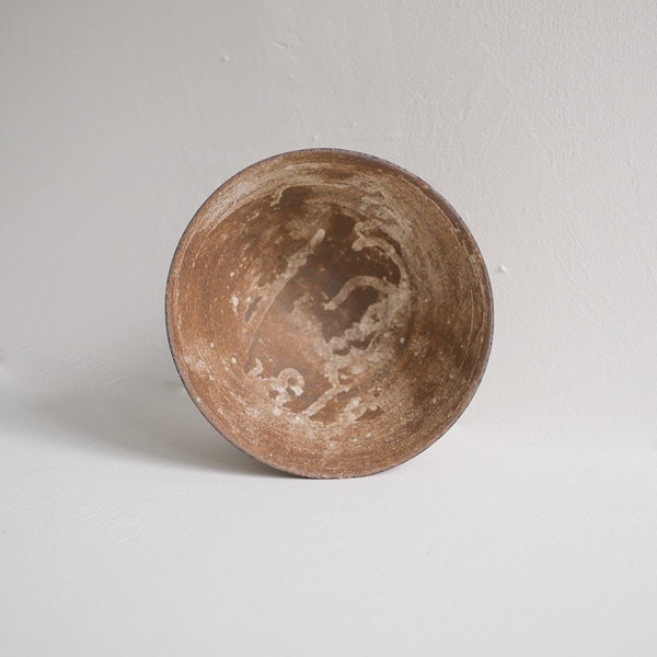 二階堂明弘 焼締ボウルカップ 茶 Φ11.5cm