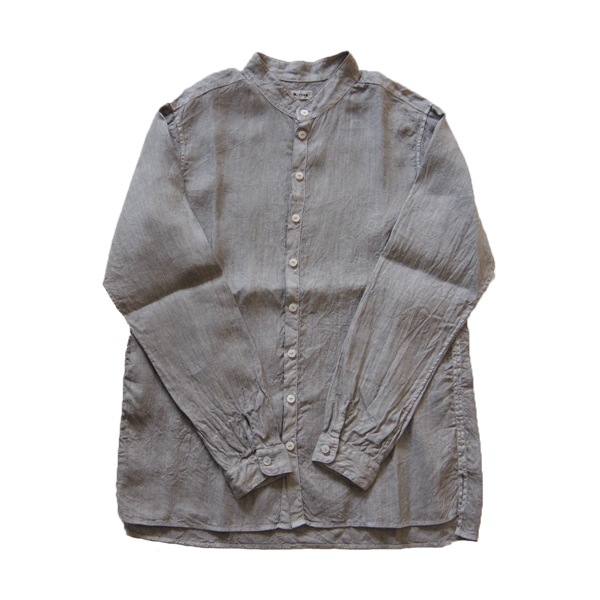 MITTAN　SH-132B　大麻シャツ　松煙（ベンガラ染）　送料無料　