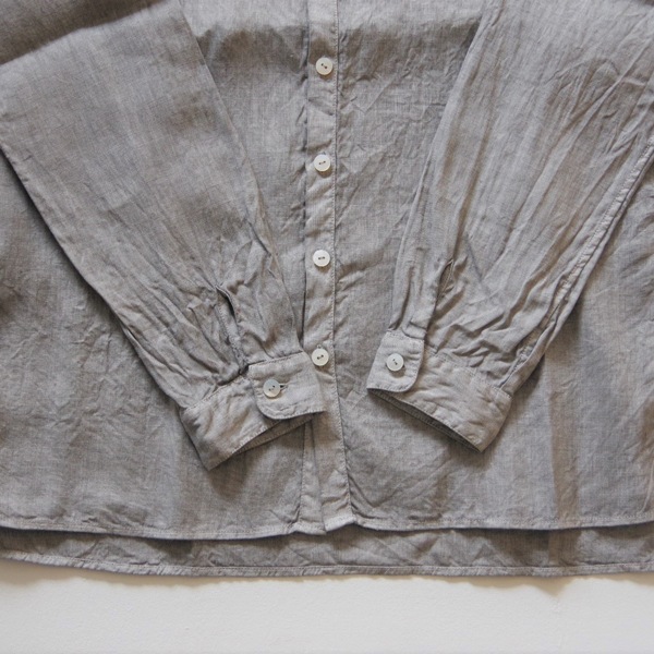 MITTAN　SH-132B　大麻シャツ　松煙（ベンガラ染）　送料無料　