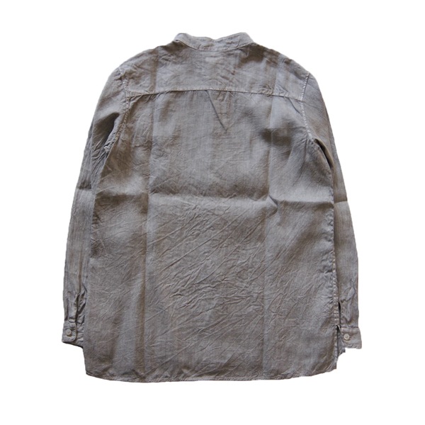 MITTAN　SH-132B　大麻シャツ　松煙（ベンガラ染）　送料無料　