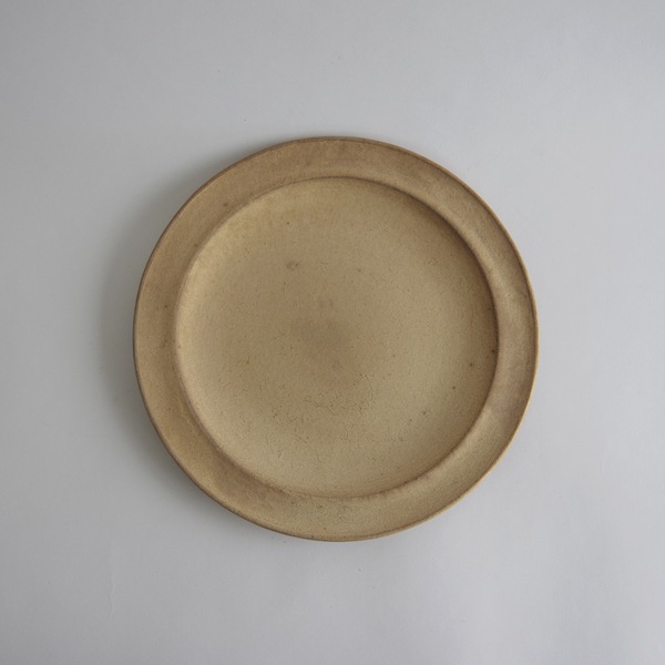 瀬川辰馬　硫化銀彩Uリムプレート　Φ20ｃｍ