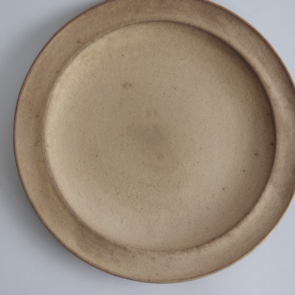 瀬川辰馬　硫化銀彩Uリムプレート　Φ20ｃｍ