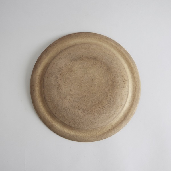 瀬川辰馬　硫化銀彩Uリムプレート　Φ20ｃｍ