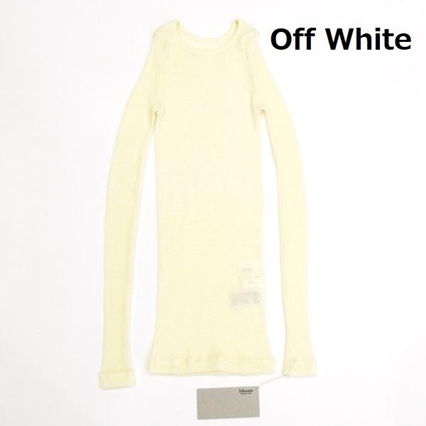 780147　ウールシフォンリブ　ロングスリーブ　各種（4色）　　送料無料