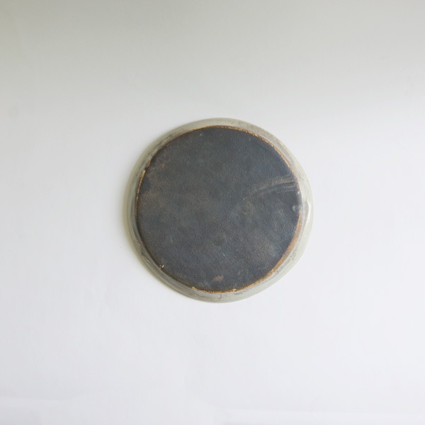 馬場勝文　刷毛目リム細4.5寸皿　Φ14cm