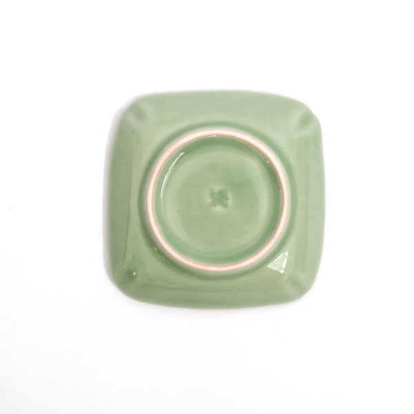 斉藤幸代　豆皿　キクシカク　　9×9cm