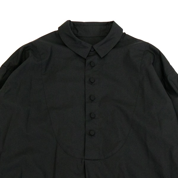 the last flower of the afternoon　解けた夜　Bosom shirt  Black　送料無料