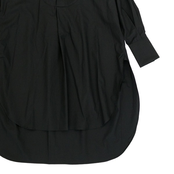 the last flower of the afternoon　解けた夜　Bosom shirt  Black　送料無料