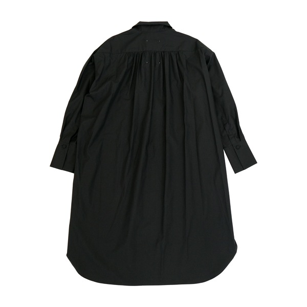 the last flower of the afternoon　解けた夜　Bosom shirt  Black　送料無料