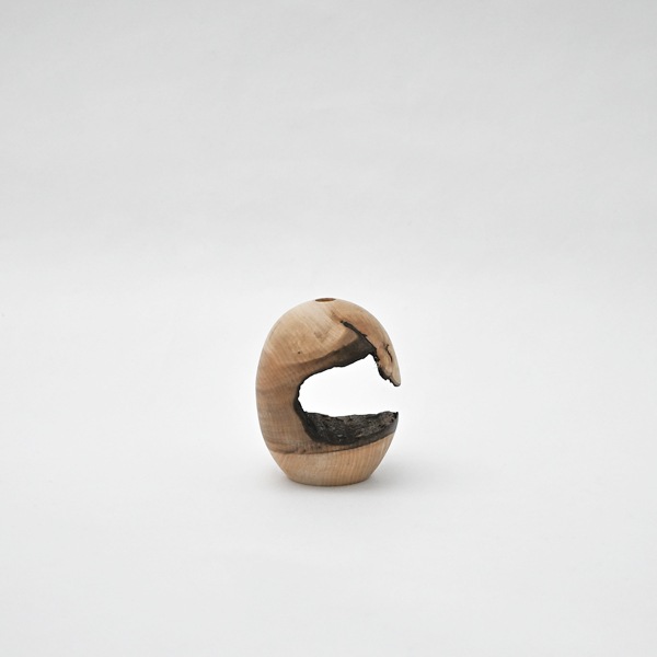 坂田琢磨　花器（あずきなし）　H8.5ｃｍ