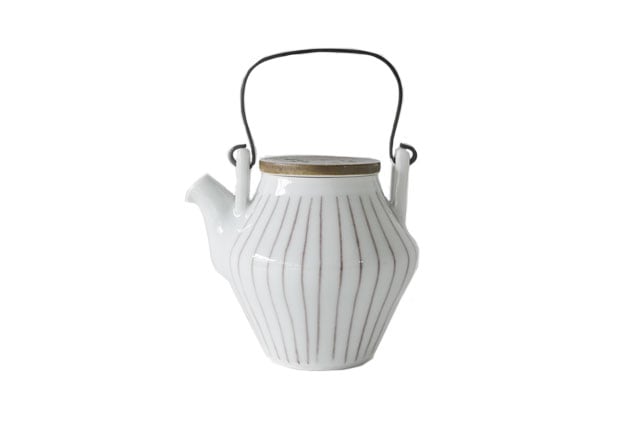 山崎美和　赤い線の急須