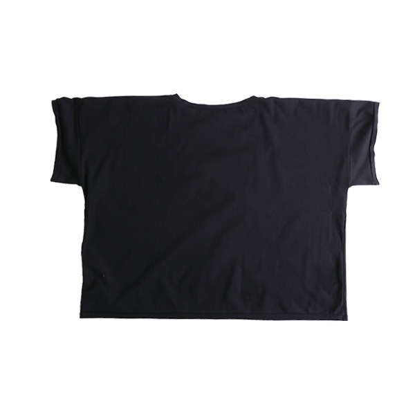 MITTAN　T-06　suvin半袖ワイド平面T　黒　送料無料