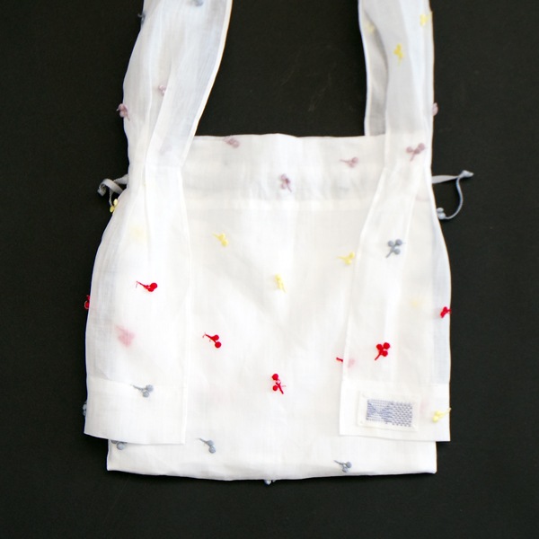 toss！×kijinokanosei 　 kinchaku bag S　sakuranbo　WH　送料無料