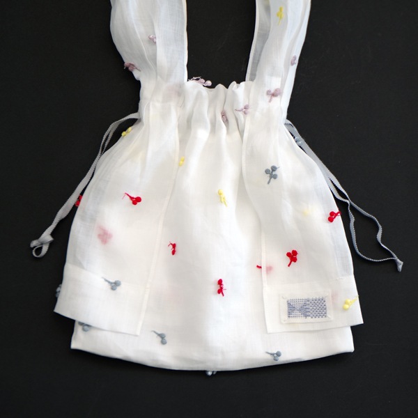 toss！×kijinokanosei 　 kinchaku bag S　sakuranbo　WH　送料無料