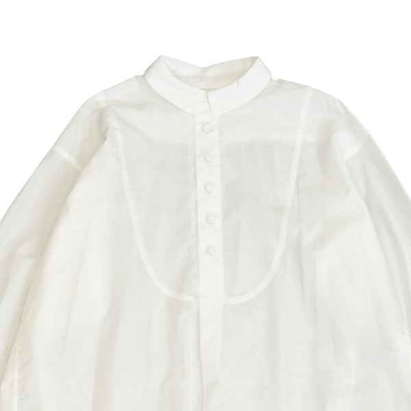 the last flower of the afternoon　解けた夜　Bosom shirt  White　送料無料
