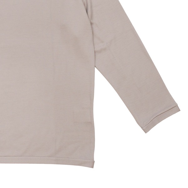 MITTAN　T-35　スーパー120’sウールスムース長袖　薄灰　各種サイズ　送料無料