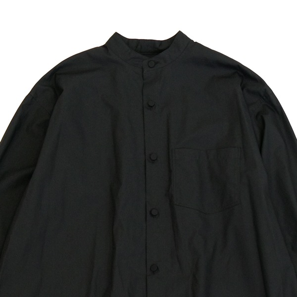 the last flower of the afternoon 解けた夜 Long shirt Black 送料無料