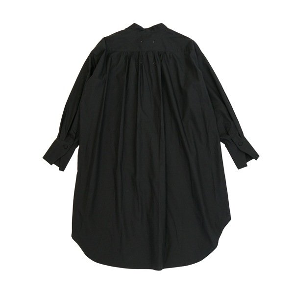 the last flower of the afternoon 解けた夜 Long shirt Black 送料無料