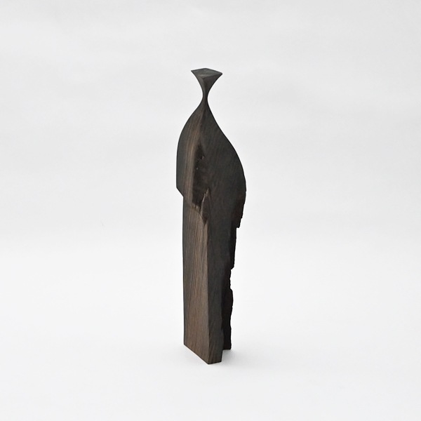 坂田琢磨　オブジェ（神代・楢・ナラ）　H51ｃｍ
