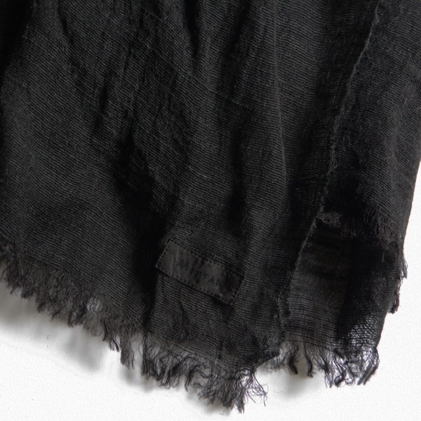 MITTAN　ナーシシルクショール　黒　送料無料