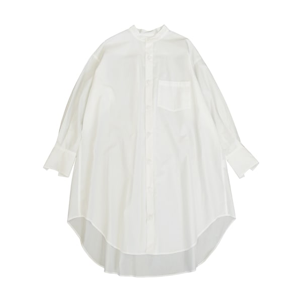 the last flower of the afternoon 解けた夜 Long shirt White 送料無料