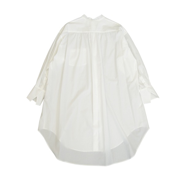 the last flower of the afternoon　解けた夜　Long shirt  White　送料無料