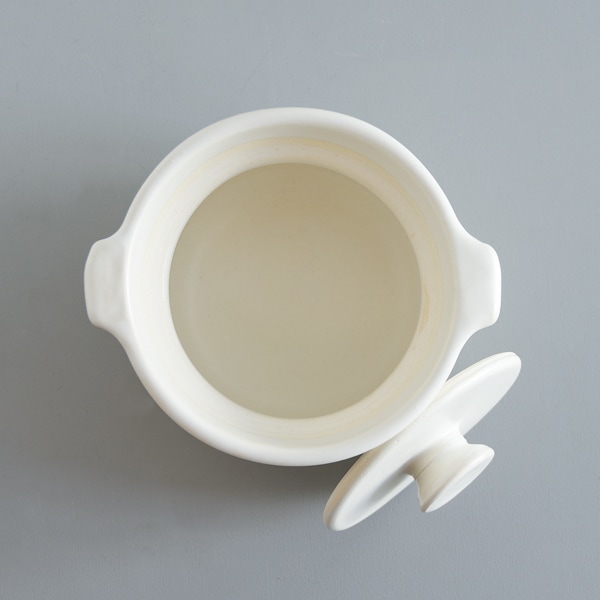 馬場勝文 耐熱ごはん炊鍋・白・3合