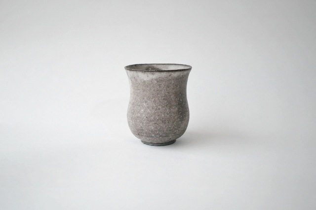 _田志保　チタン釉小汲み出し/H6.5cm