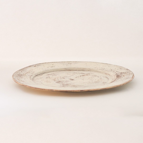 大澤哲哉　リムプレート　白　２６センチ 大澤哲哉 リムプレート 白 26センチ 大澤哲哉 リムプレート 白