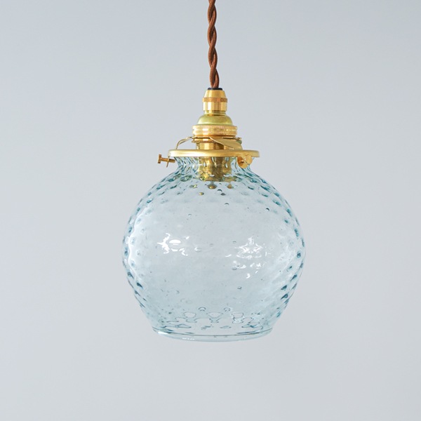 翁再生硝子工房　ペンダントライト/コード80cm　M3　電球E17