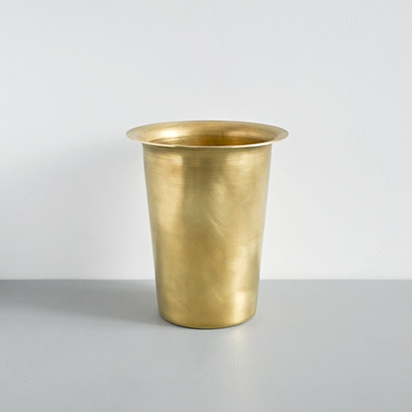 竹俣勇壱　ワインクーラー/wine coole　真鍮　H22ｃｍ