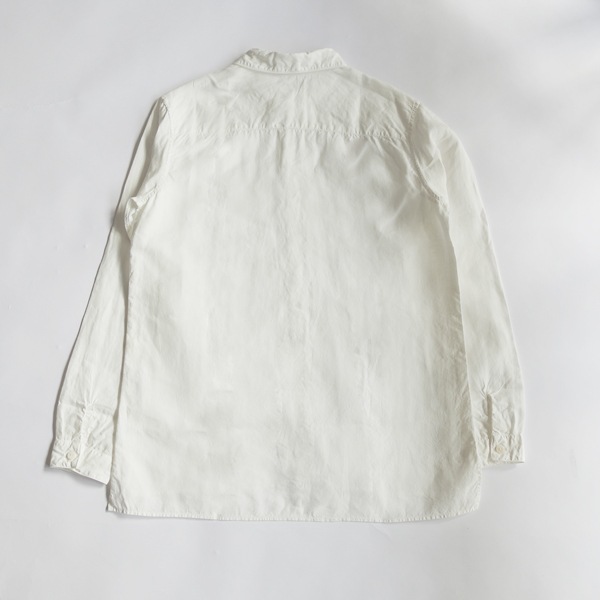 MITTAN　SH-109　大麻シャツ2　高密度　白　送料無料　