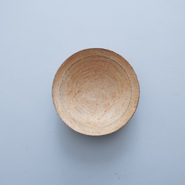 二階堂明弘　やきしめリム皿　小　（黄）　Model・E　Φ17ｃｍ　Ｈ4ｃｍ