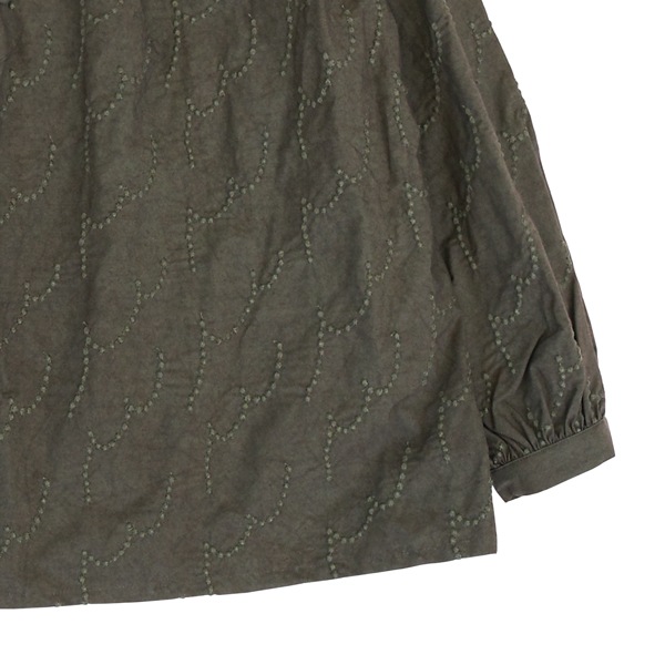 kijinokanosei ギャザーブラウス　“Fractal”　KHGY　送料無料