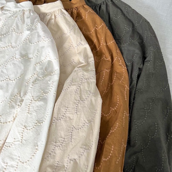 kijinokanosei ギャザーブラウス　“Fractal”　KHGY　送料無料