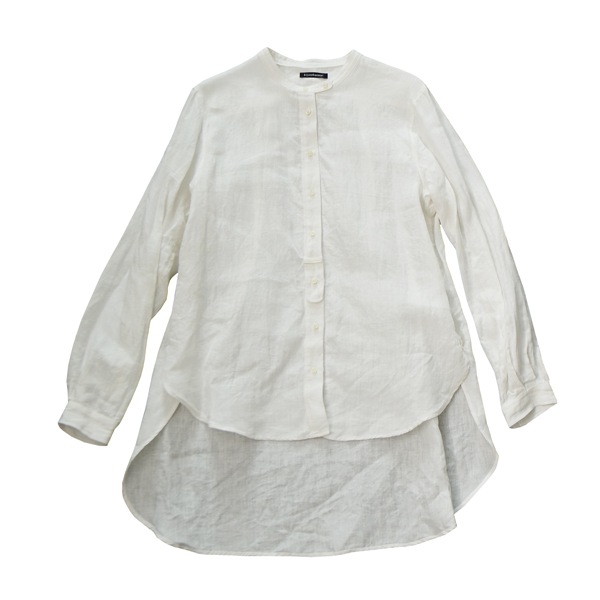 kijinokanosei シャツ　“hemp aya”　White　送料無料