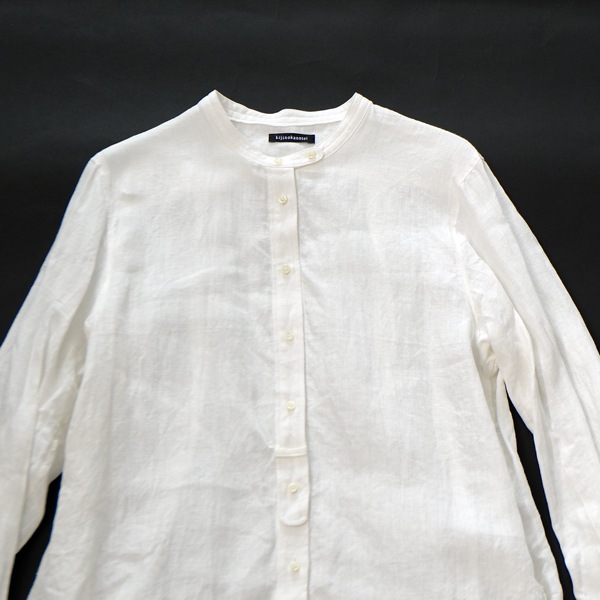 kijinokanosei シャツ　“hemp aya”　White　送料無料