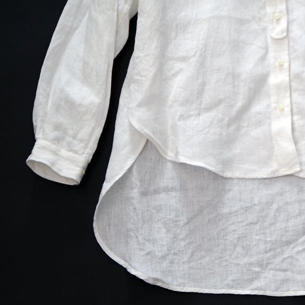 kijinokanosei シャツ　“hemp aya”　White　送料無料