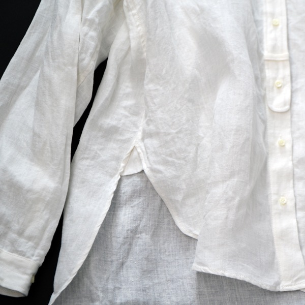 kijinokanosei シャツ　“hemp aya”　White　送料無料