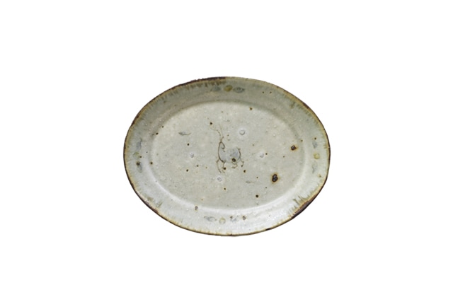 市野吉記 楕円皿