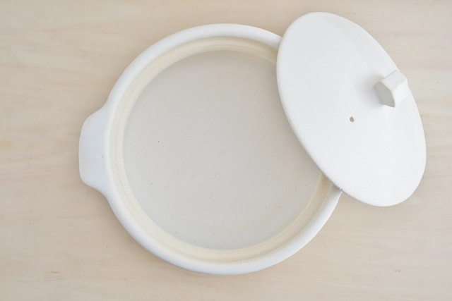 馬場勝文 土鍋（白） Model No.D