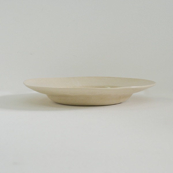 田中直純 貫入ラウンドリムプレート L